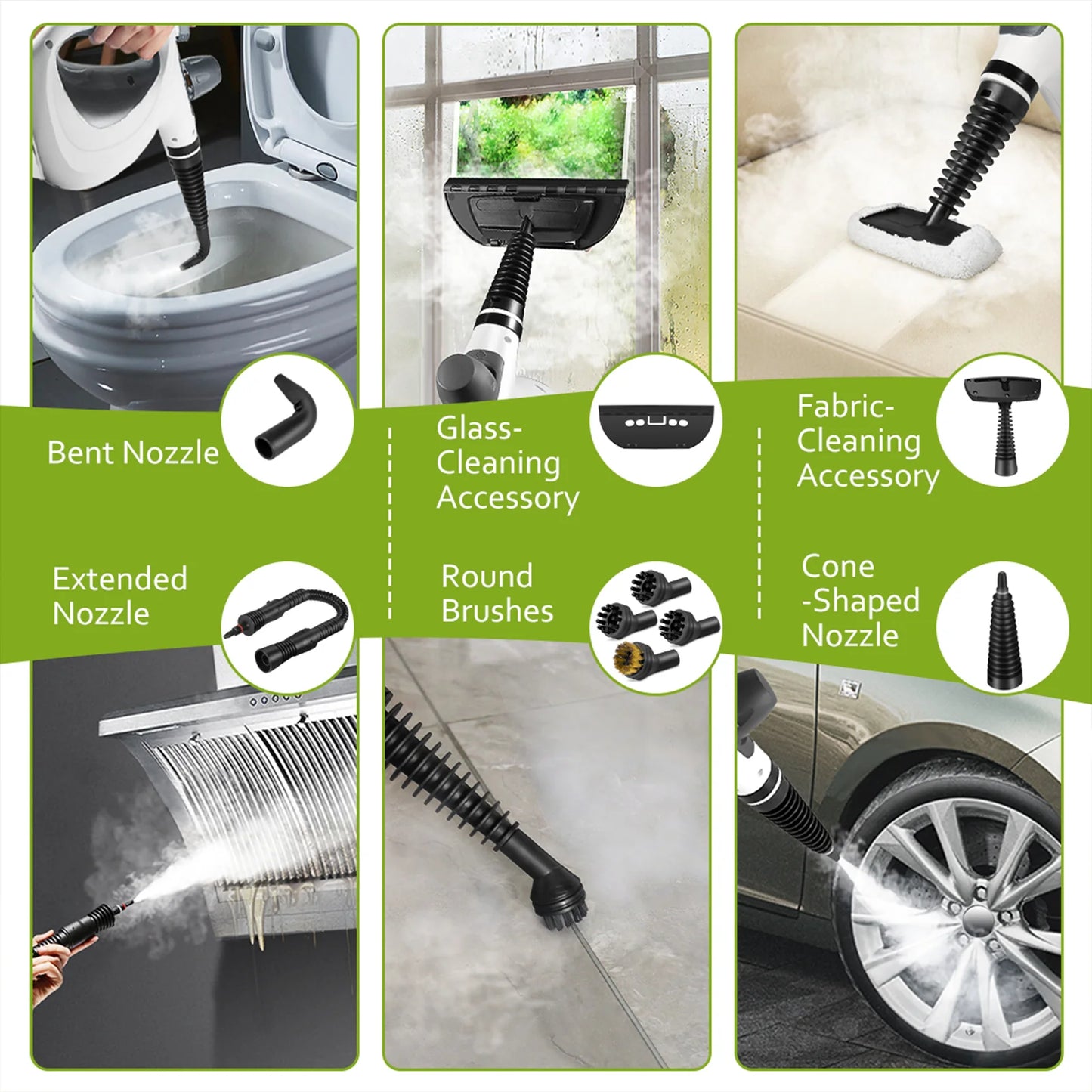 Pressurized Handheld Multi-Surface Steam Cleaner