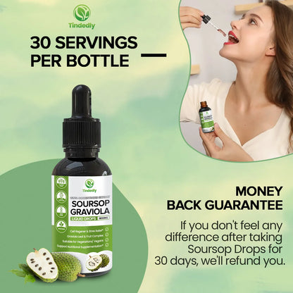 100 % Reines Bio-Soursop-Tropfen-Extrakt