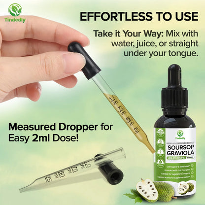 100 % Reines Bio-Soursop-Tropfen-Extrakt